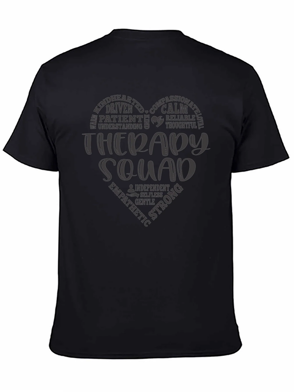Therapy Squad Heart Graphic Tee - Black product image 2