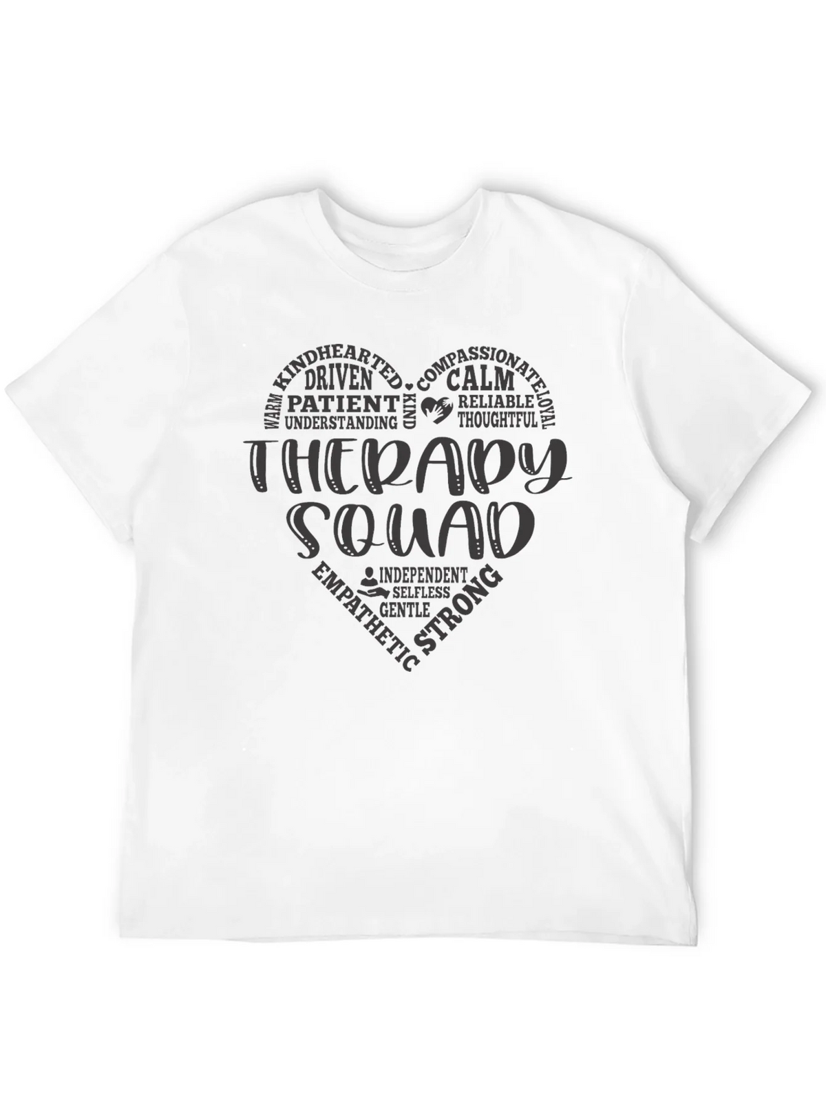 Therapy Squad Heart Graphic Tee - Black product image 9