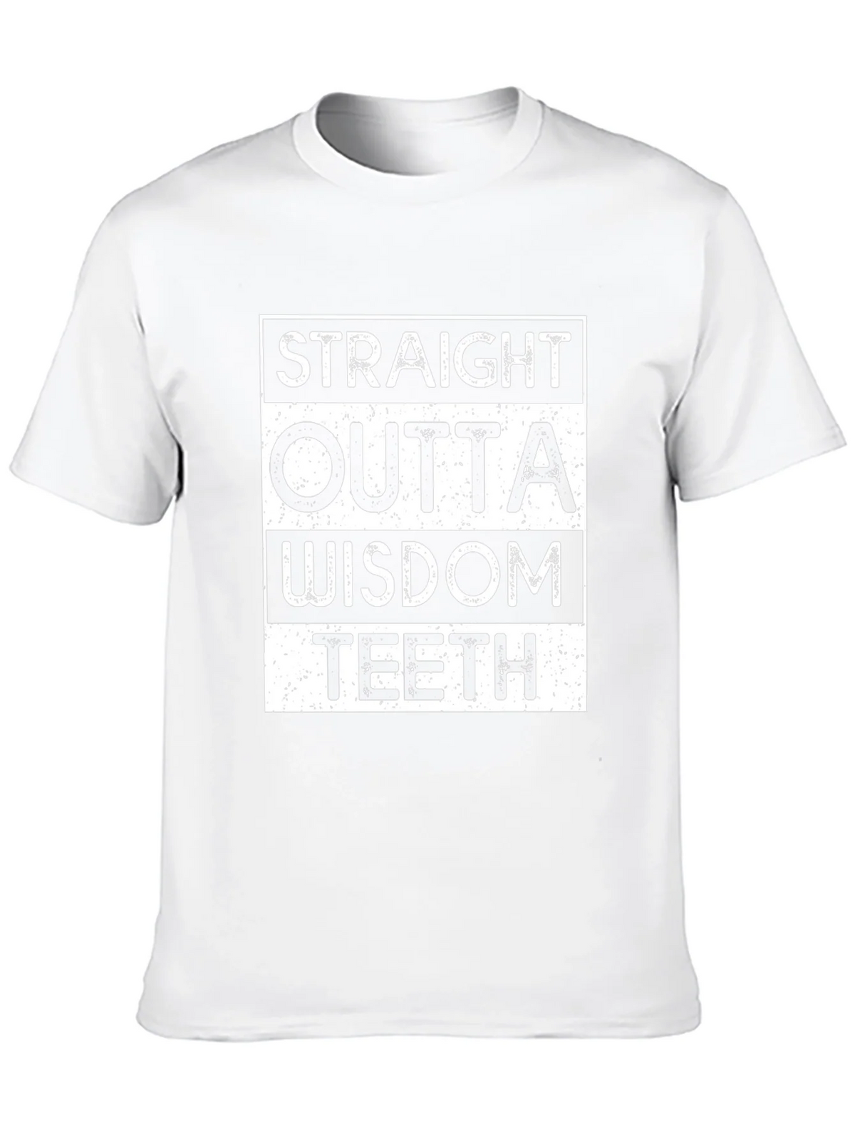 Straight Outta Wisdom Teeth Black T-Shirt product image 9