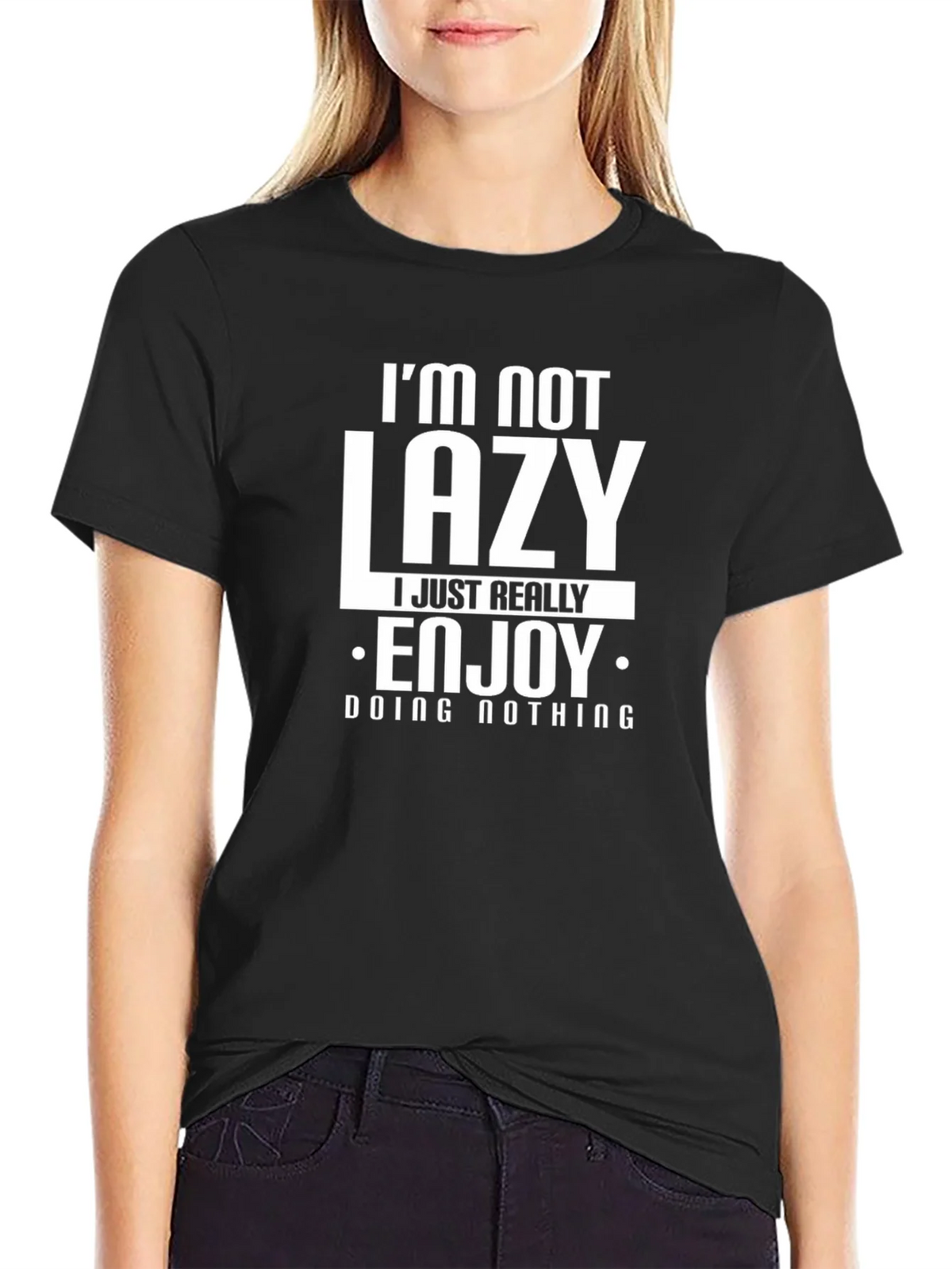 Funny Im Not Lazy Graphic T-Shirt product image 2