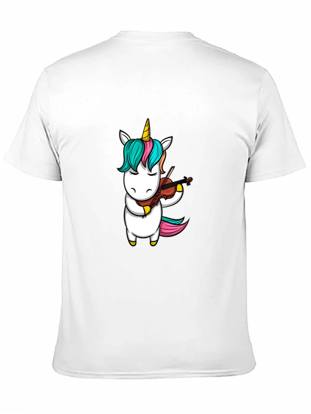 Unicorn Violinist Graphic Tee - Black Casual Shirt product image 10