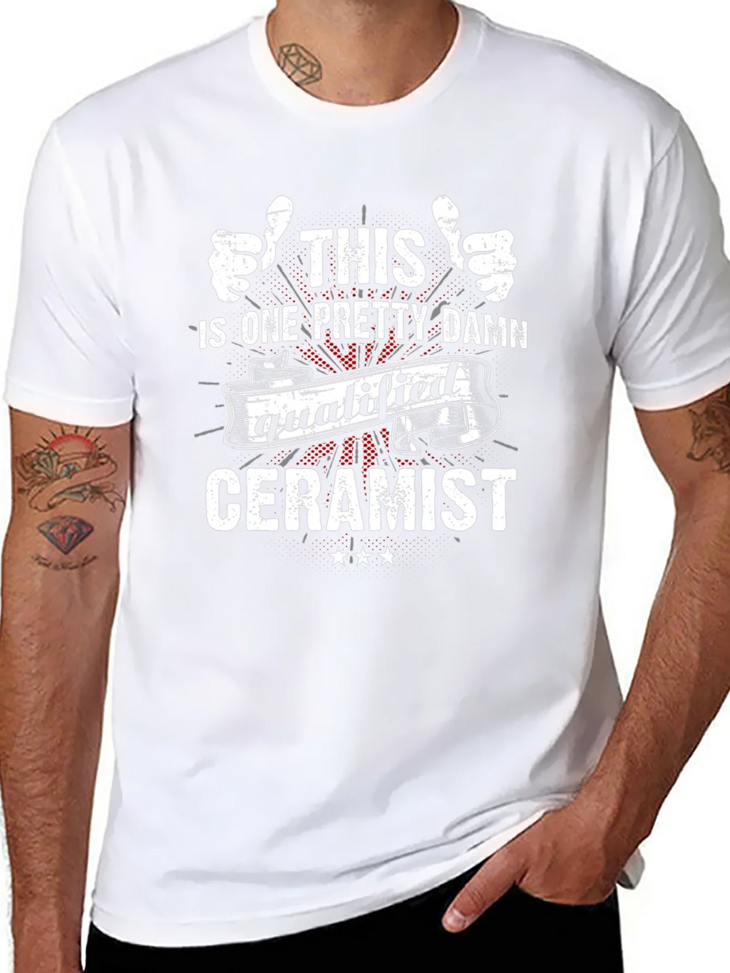 Qualified Ceramist Graphic T-Shirt product image 7