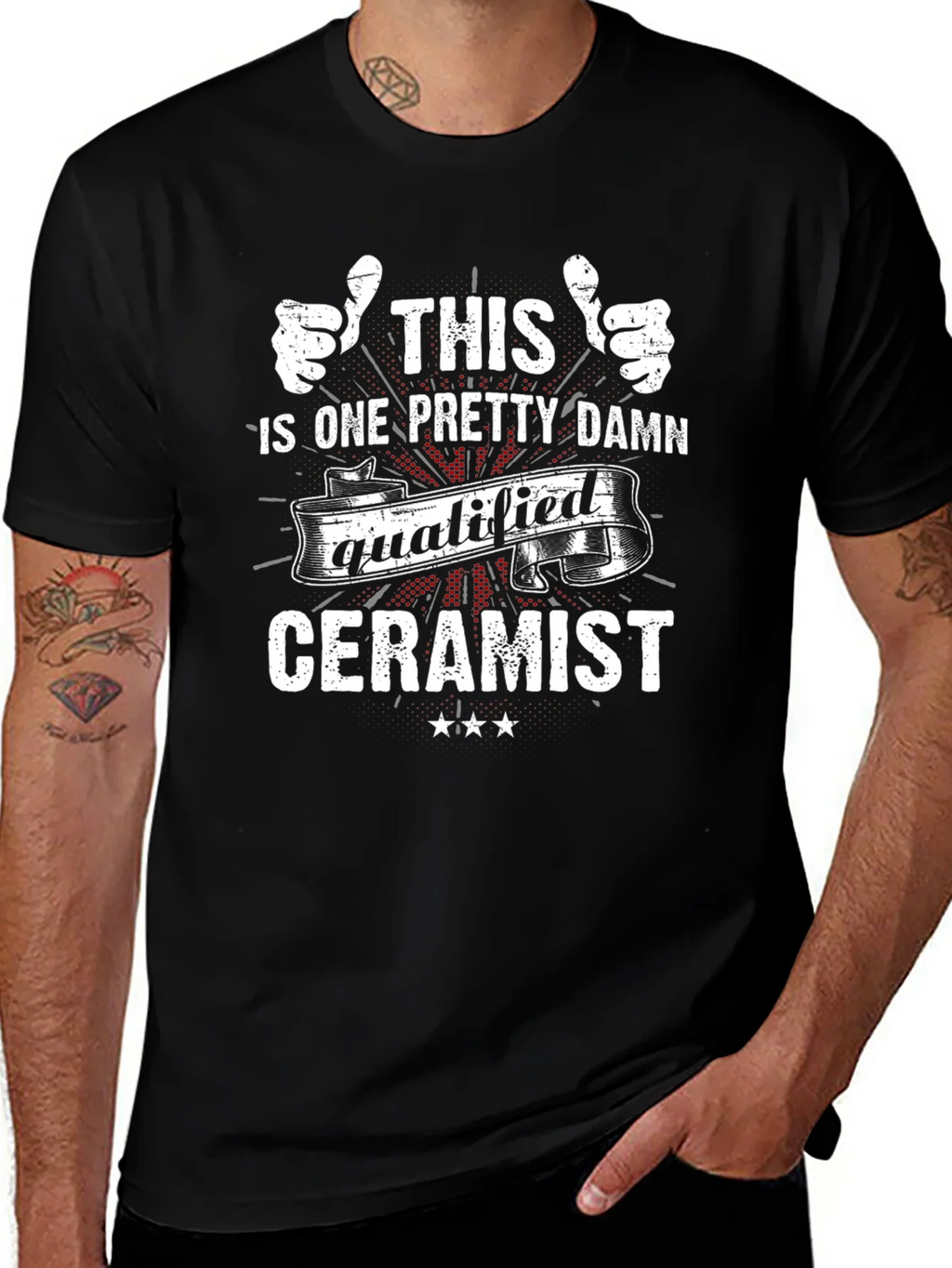 Qualified Ceramist Graphic T-Shirt product image 1