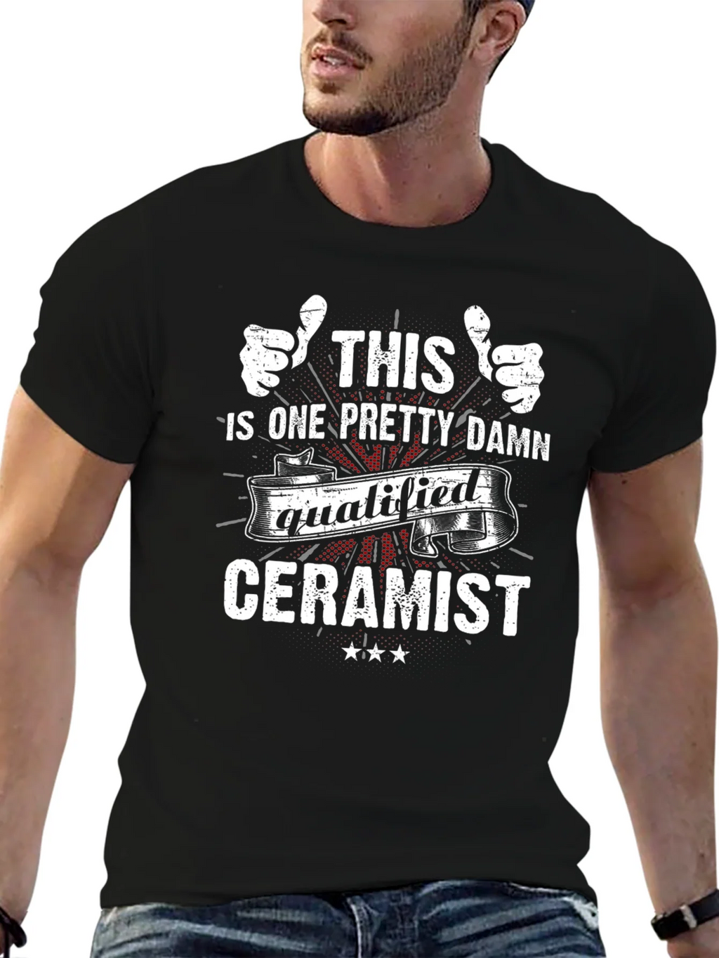 Qualified Ceramist Graphic T-Shirt product image 6