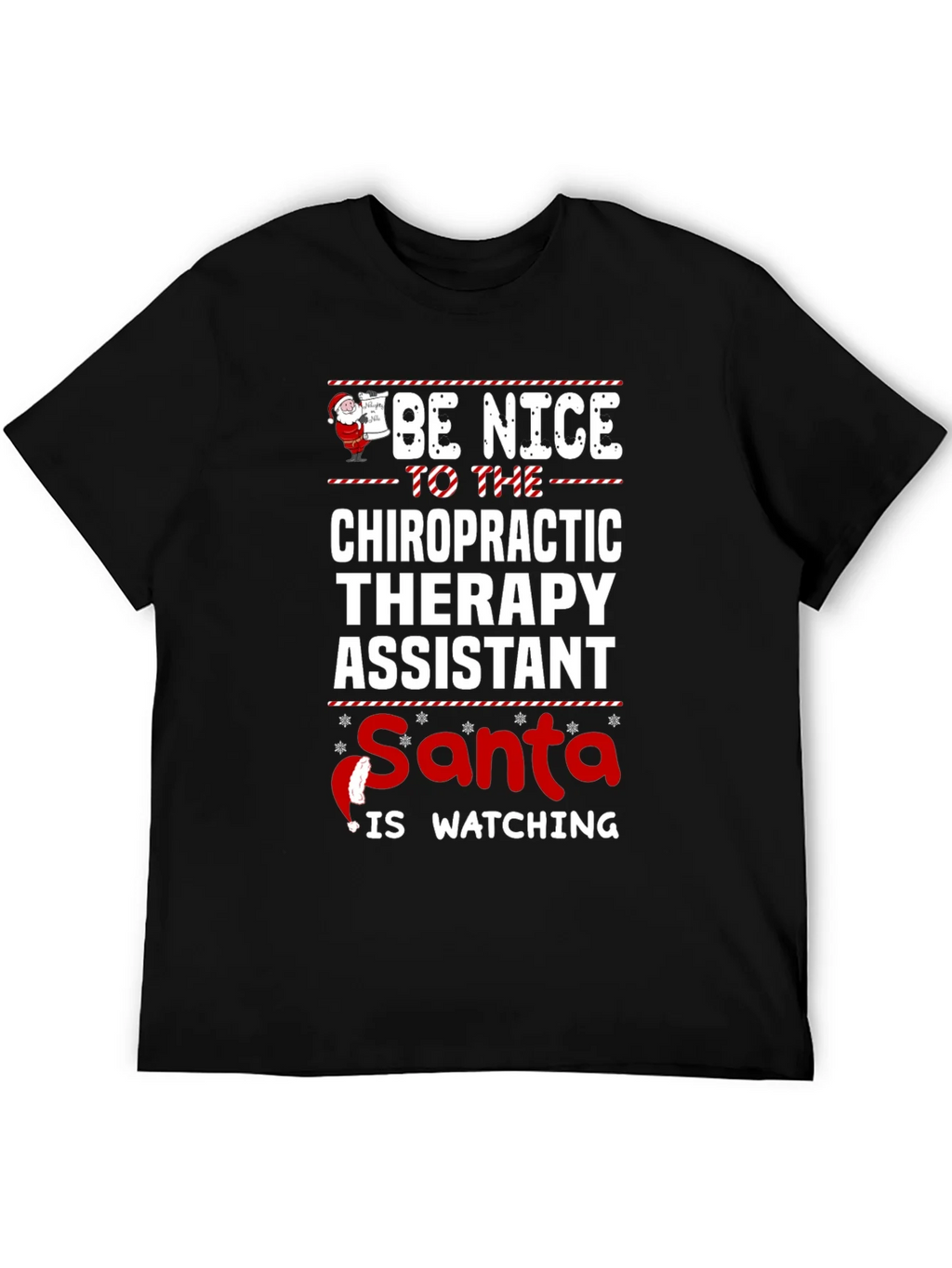 Chiropractic Therapy Assistant Christmas T-Shirt product image 5