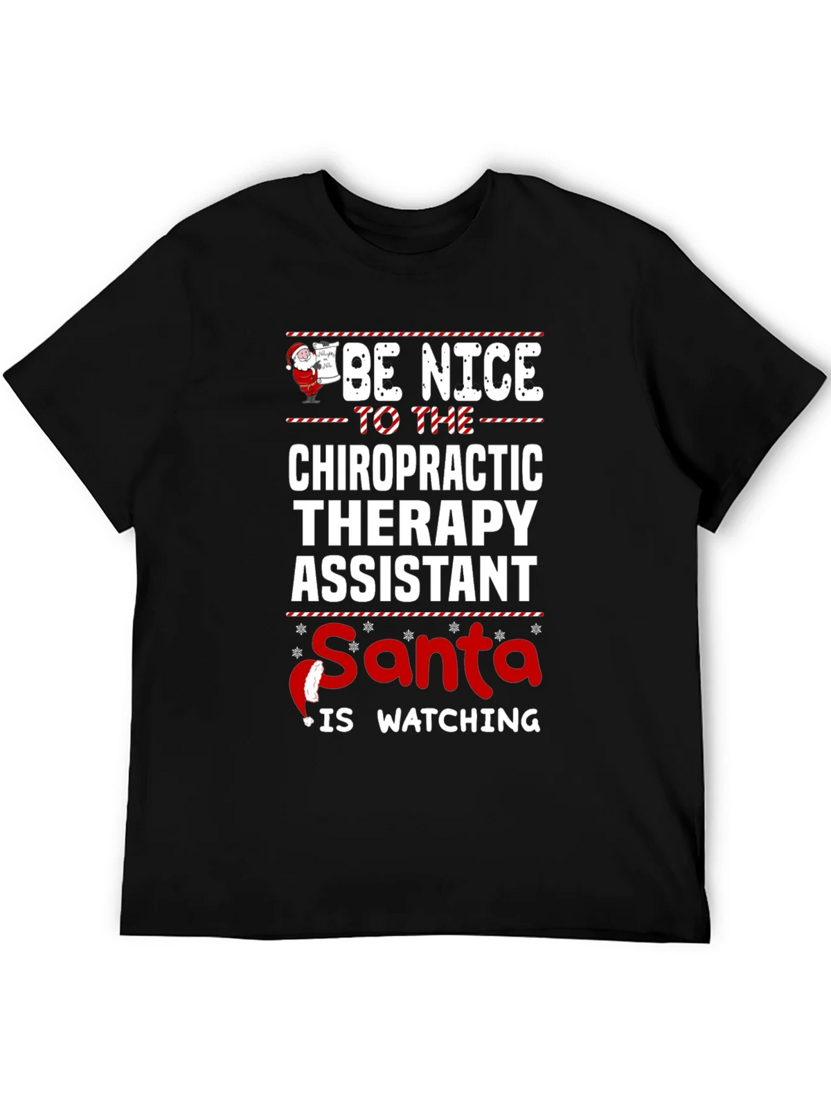 Chiropractic Therapy Assistant Christmas T-Shirt product image 5
