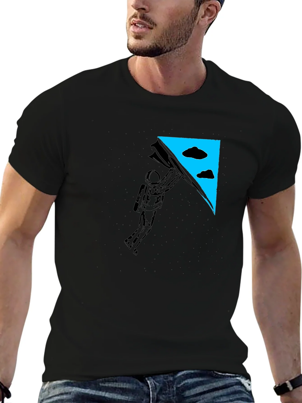 Astronaut Sky T-Shirt - Unveil Your Dreams product image 6