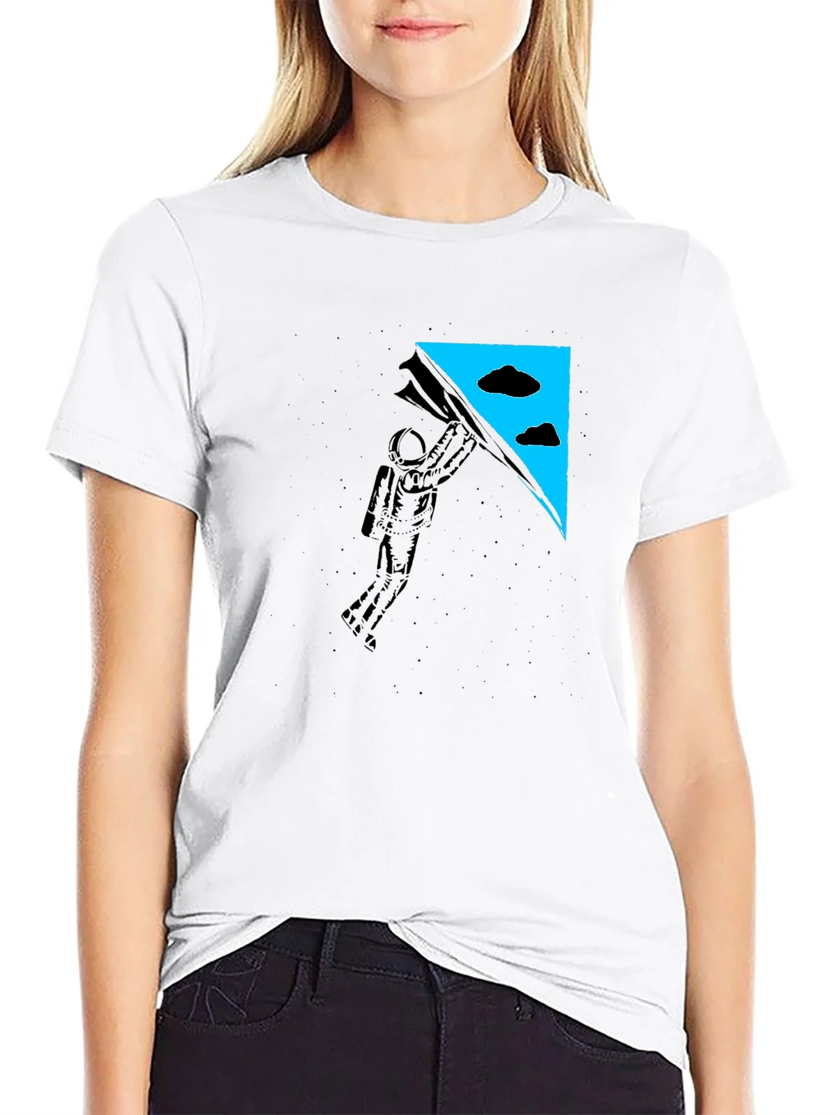 Astronaut Sky T-Shirt - Unveil Your Dreams product image 8