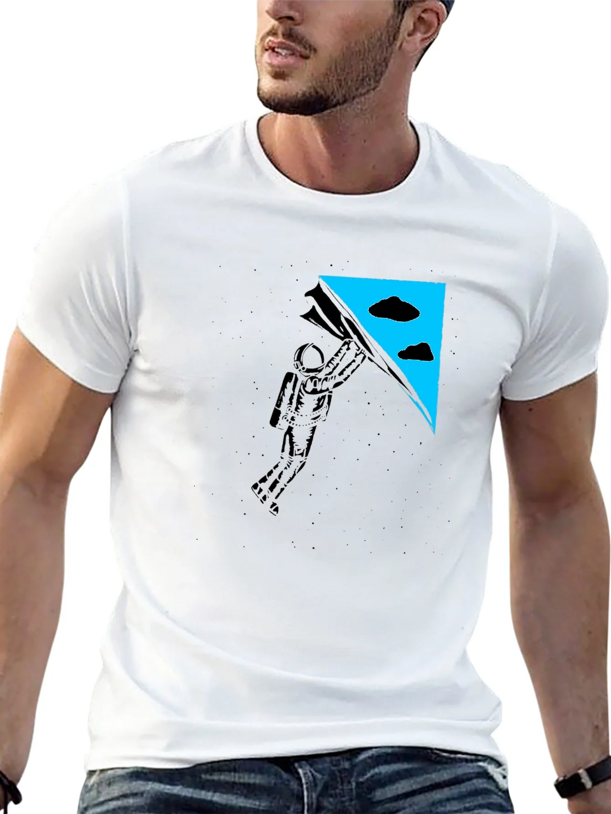 Astronaut Sky T-Shirt - Unveil Your Dreams product image 12