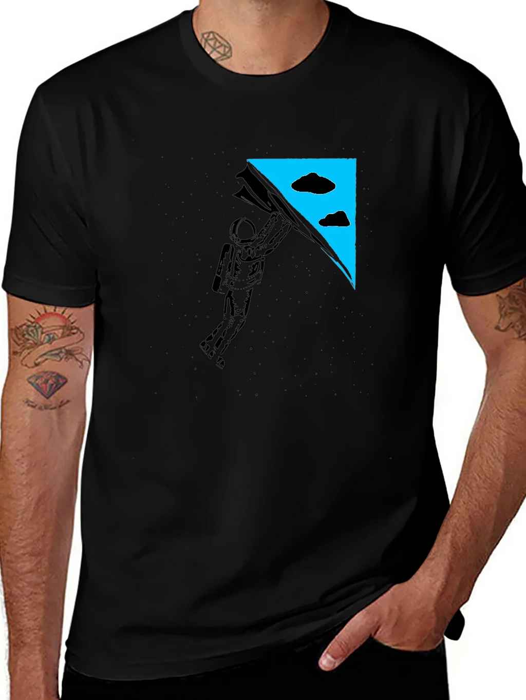 Astronaut Sky T-Shirt - Unveil Your Dreams product image 1
