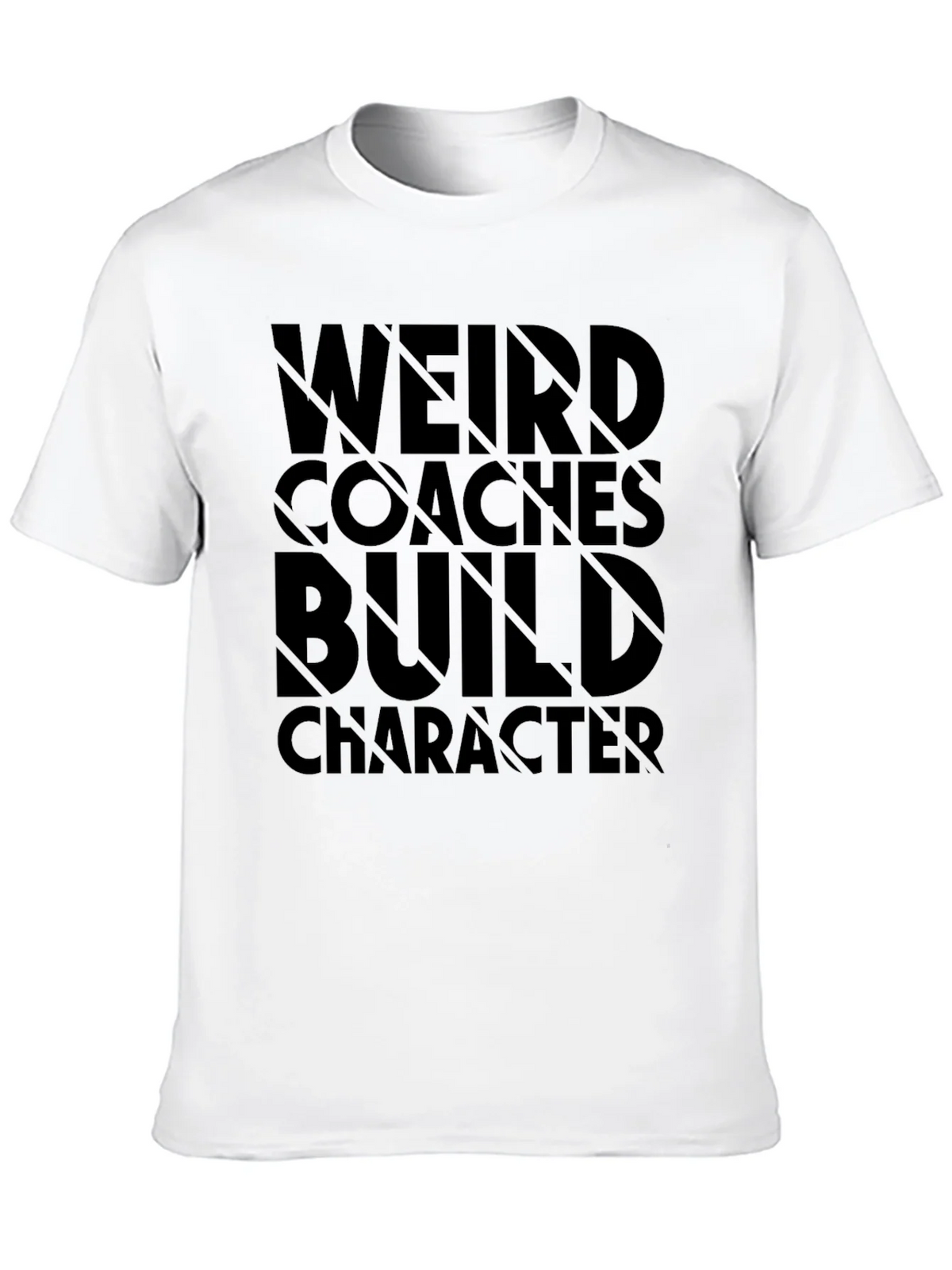 Weird Coaches Build Character Black T-Shirt product image 5
