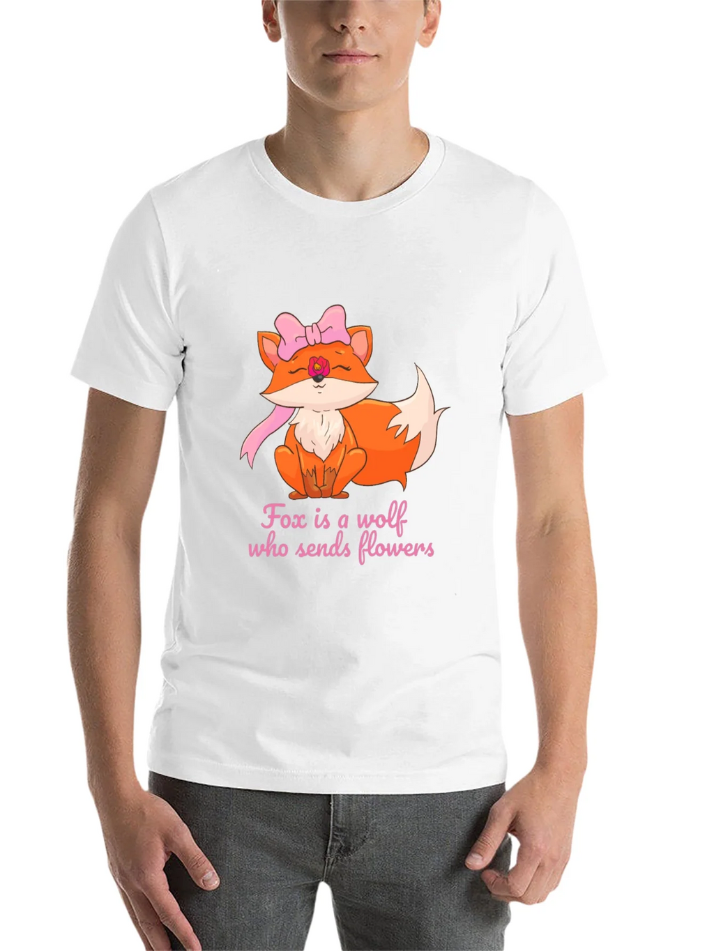 Fox Sends Flowers T-Shirt - Unique Graphic Tee product image 10