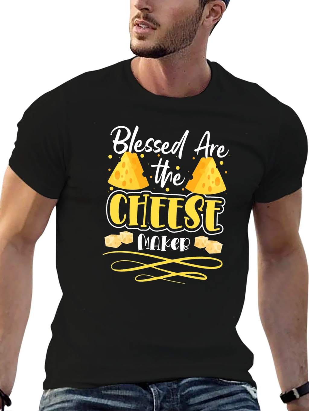 Blessed Are The Cheese Maker Graphic T-Shirt product image 6