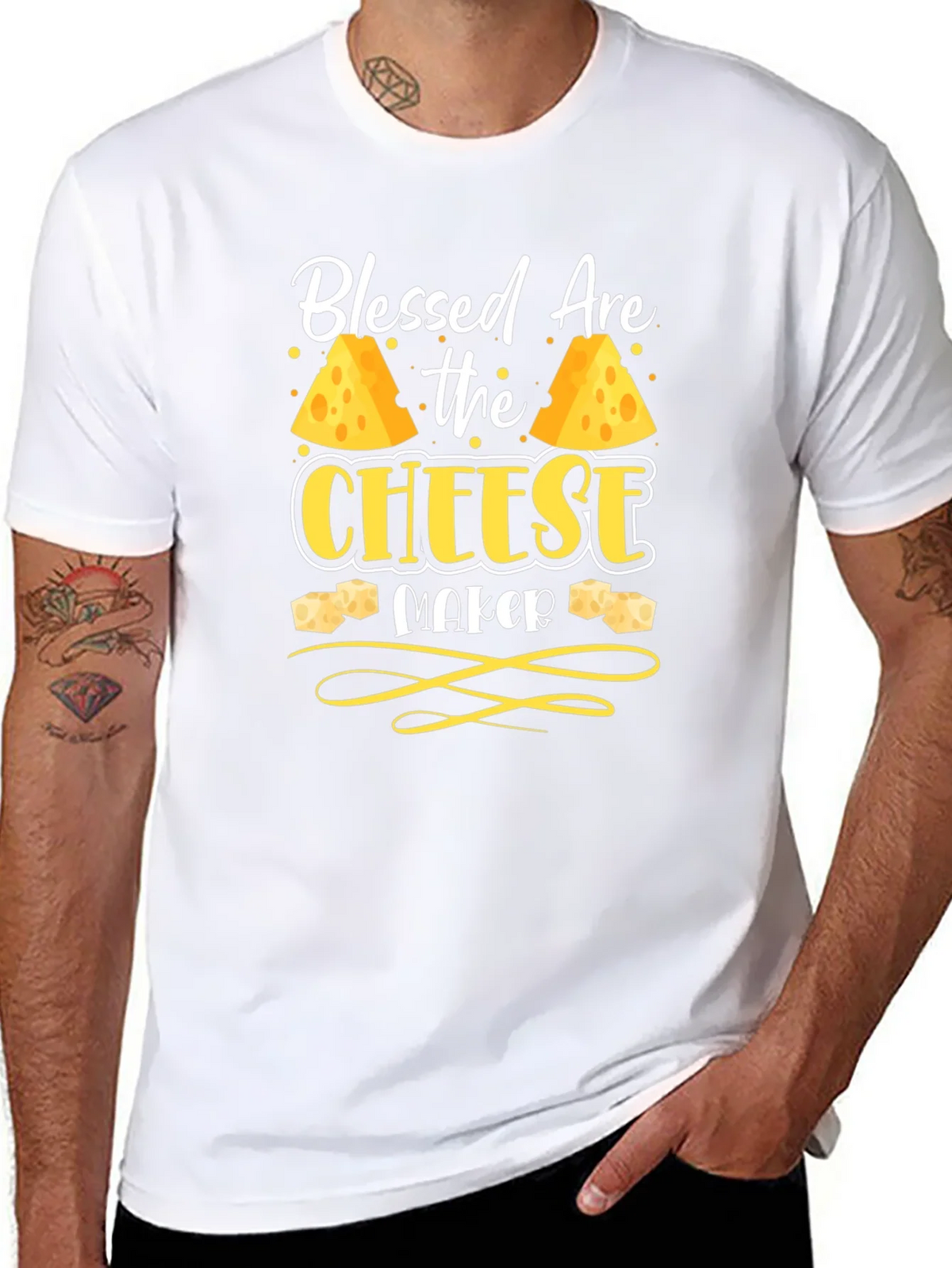 Blessed Are The Cheese Maker Graphic T-Shirt product image 7