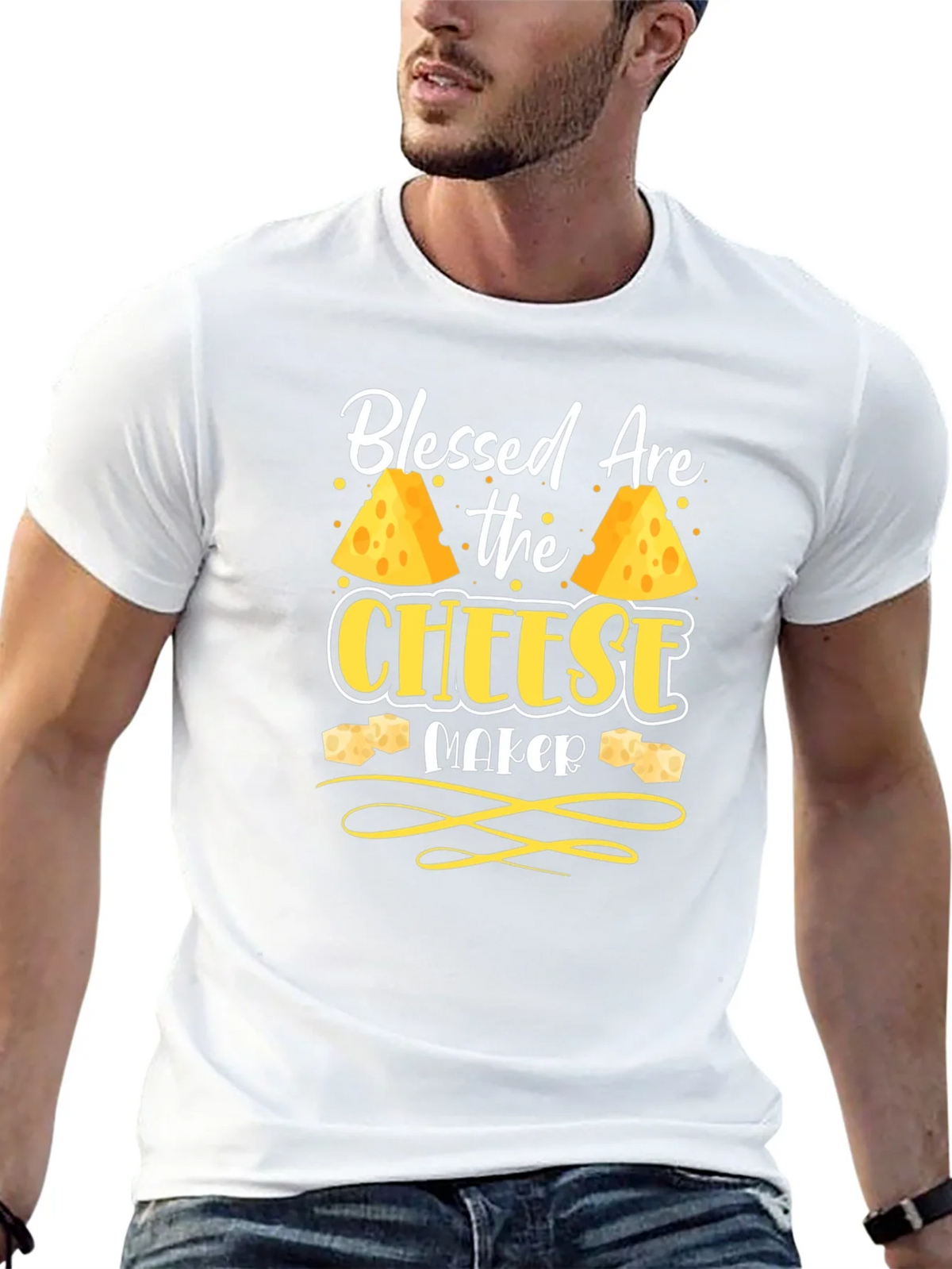 Blessed Are The Cheese Maker Graphic T-Shirt product image 12