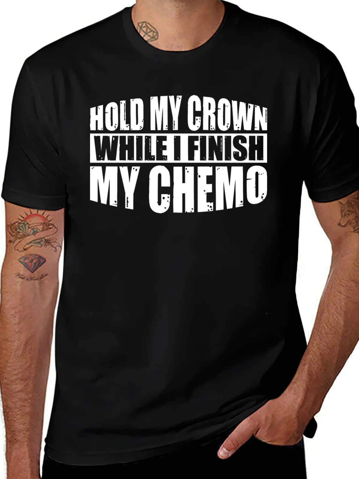Hold My Crown Chemo T-Shirt product image 1