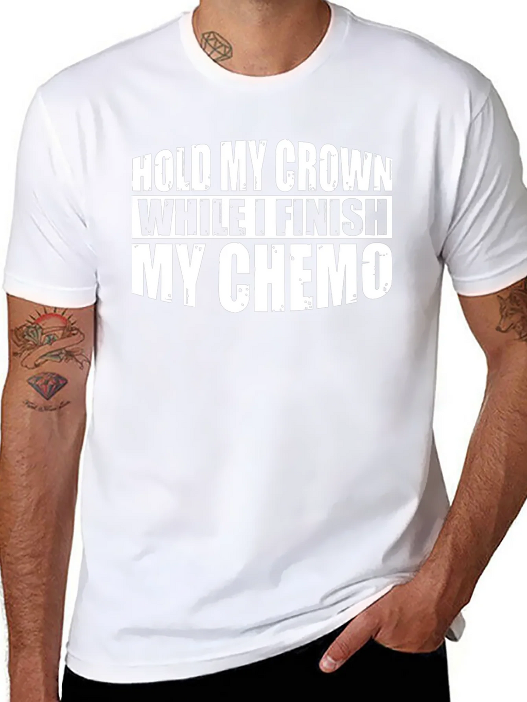 Hold My Crown Chemo T-Shirt product image 7