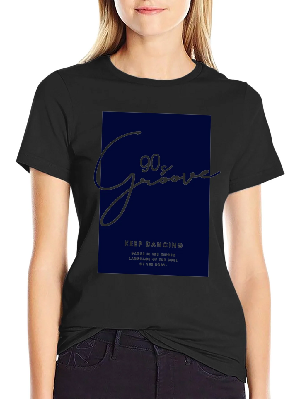 90s Groove Black Graphic Tee product image 2