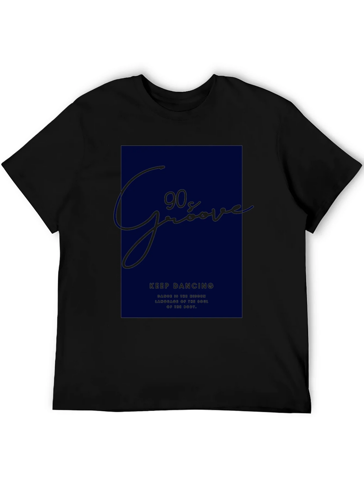 90s Groove Black Graphic Tee product image 5