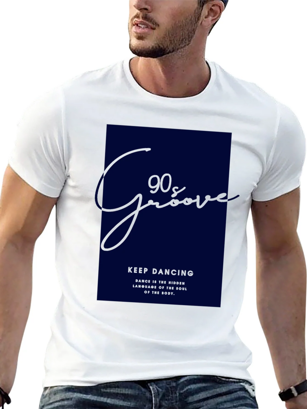 90s Groove Black Graphic Tee product image 12