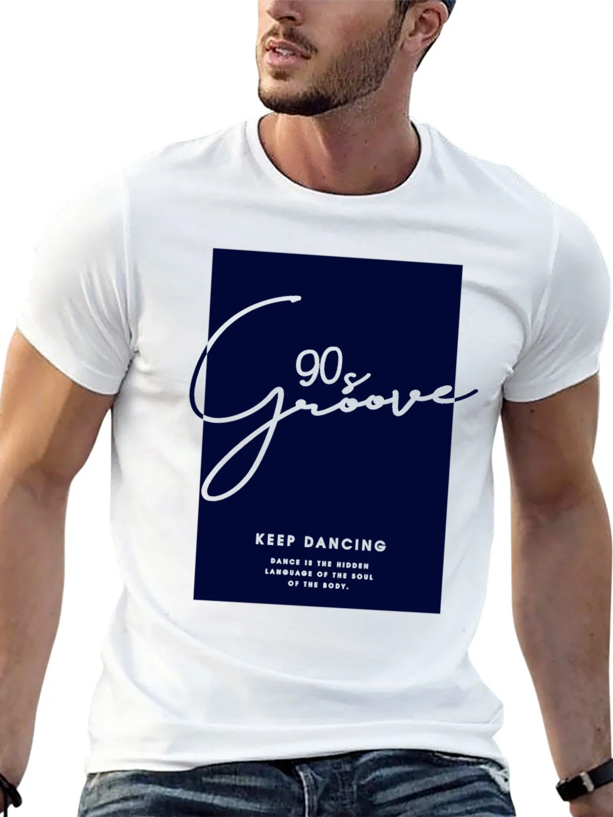 90s Groove Black Graphic Tee product image 12