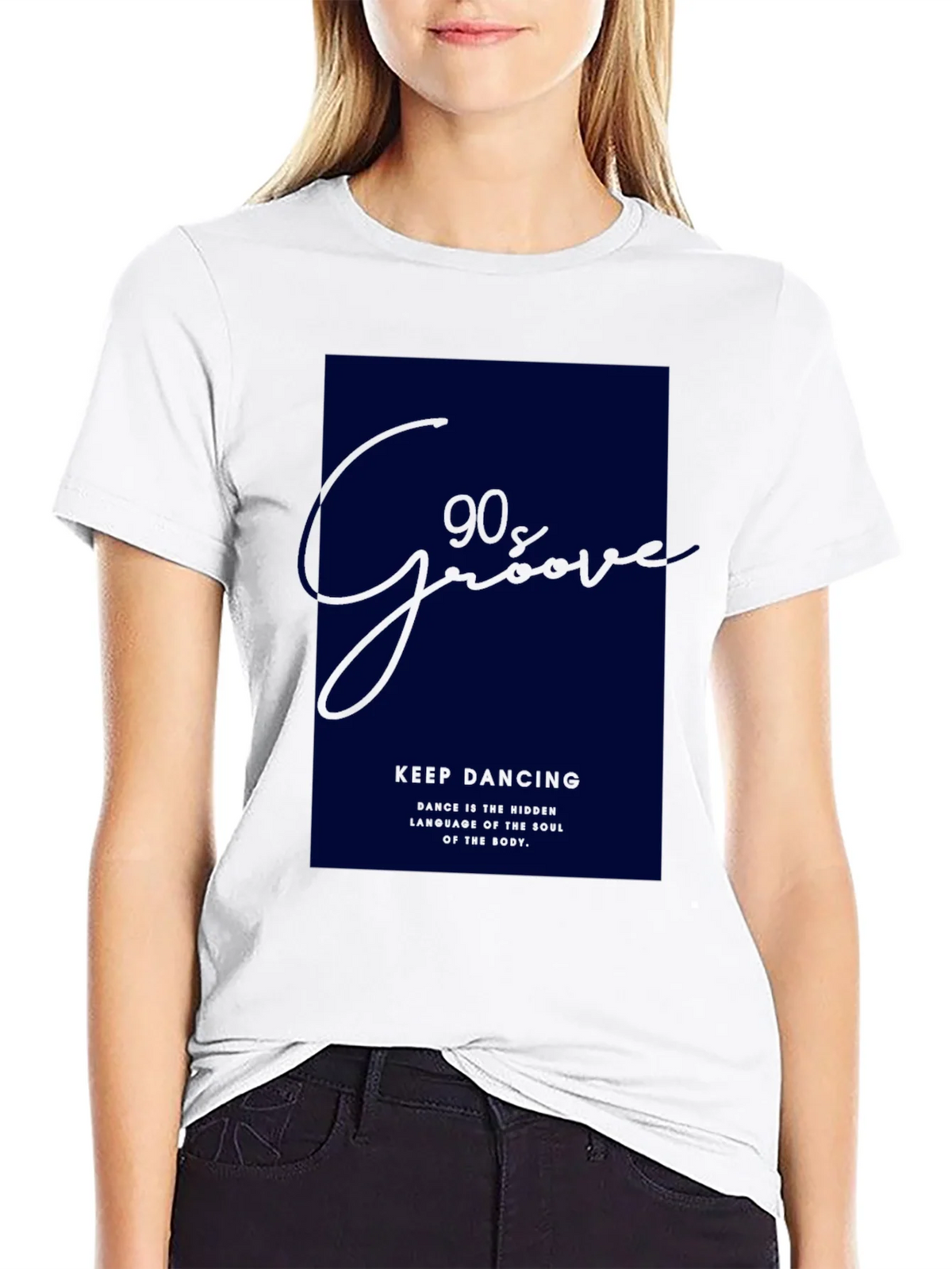 90s Groove Black Graphic Tee product image 8