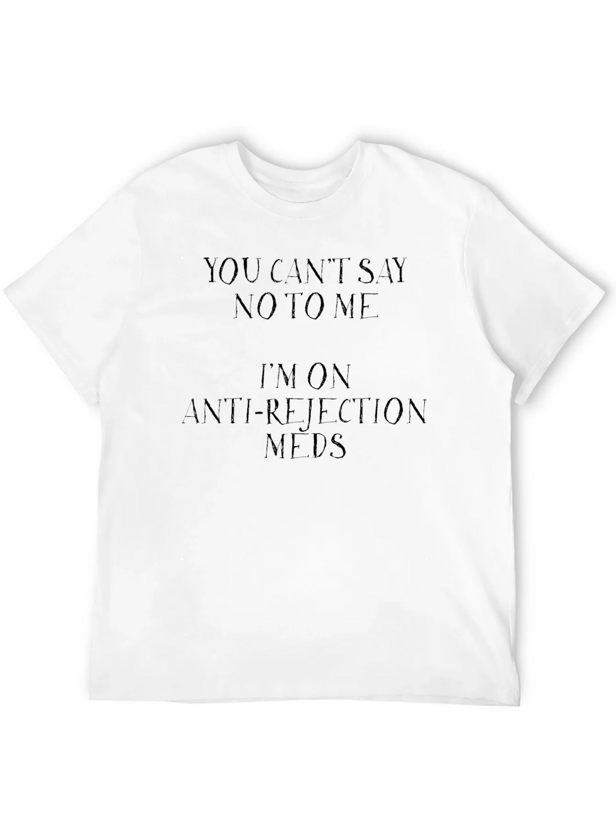 Funny Anti-Rejection Meds Black T-Shirt product image 11