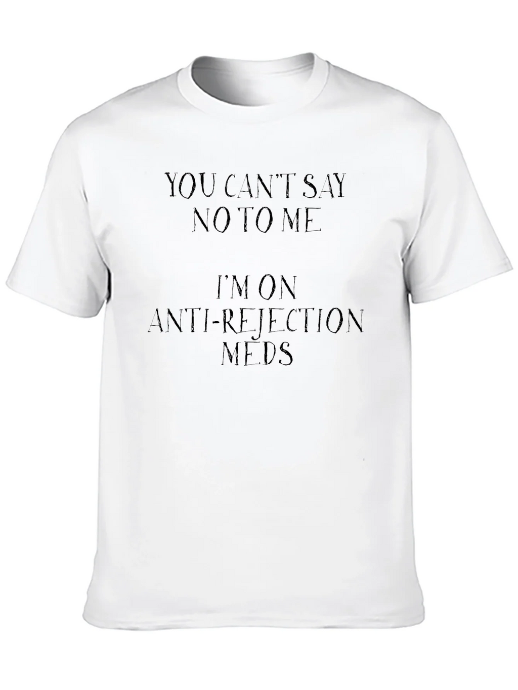 Funny Anti-Rejection Meds Black T-Shirt product image 9