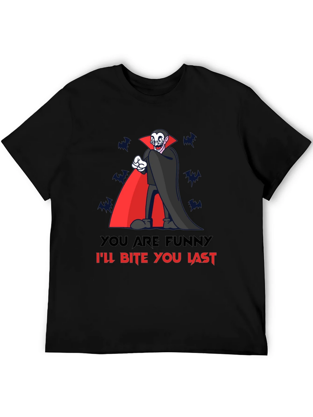 Funny Vampire Bite You Last Graphic T-Shirt product image 5