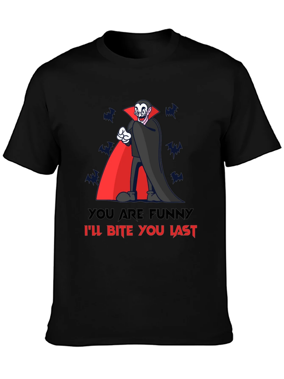 Funny Vampire Bite You Last Graphic T-Shirt product image 3