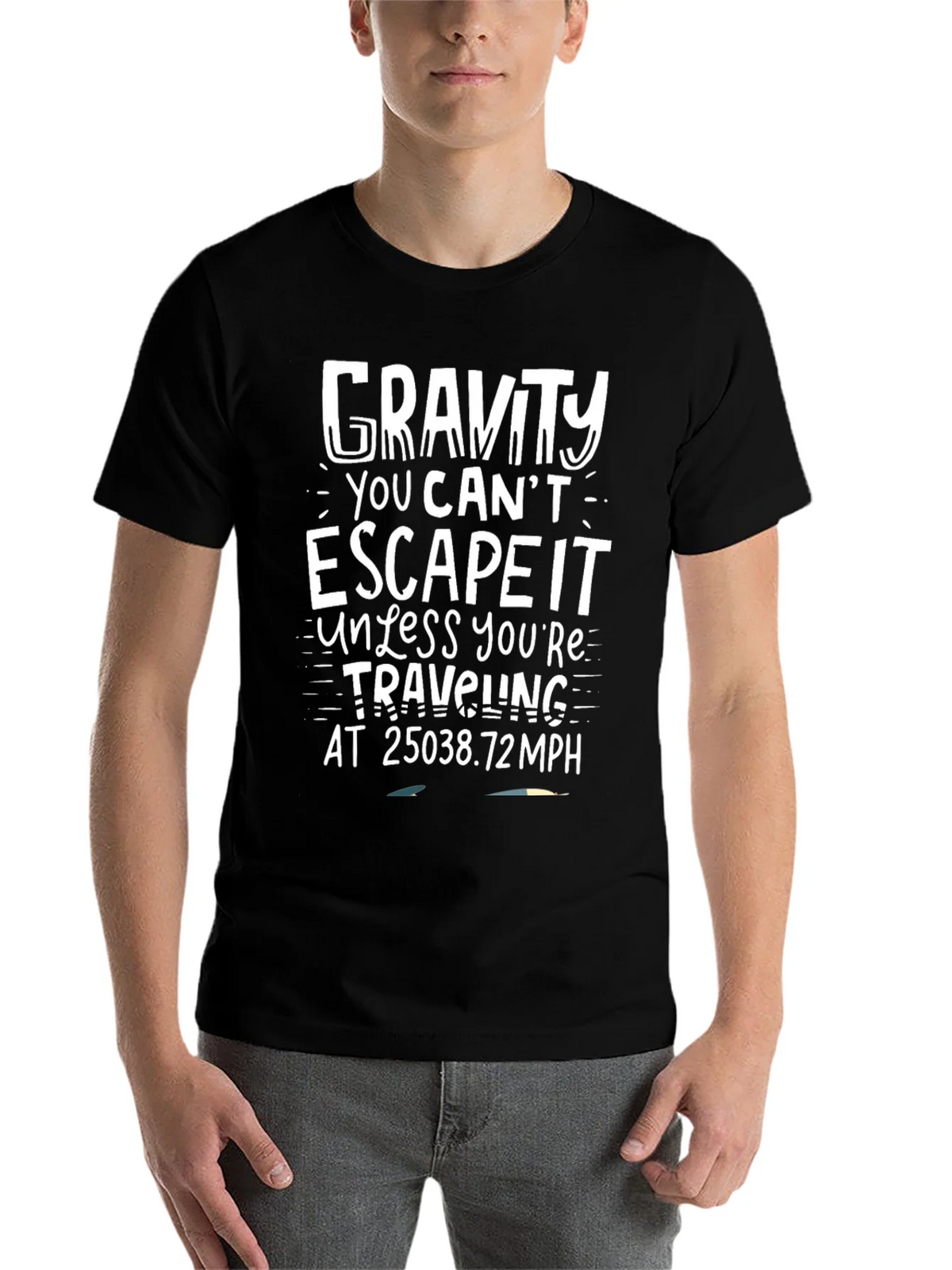 Gravity Escape Speed Novelty T-Shirt product image 4