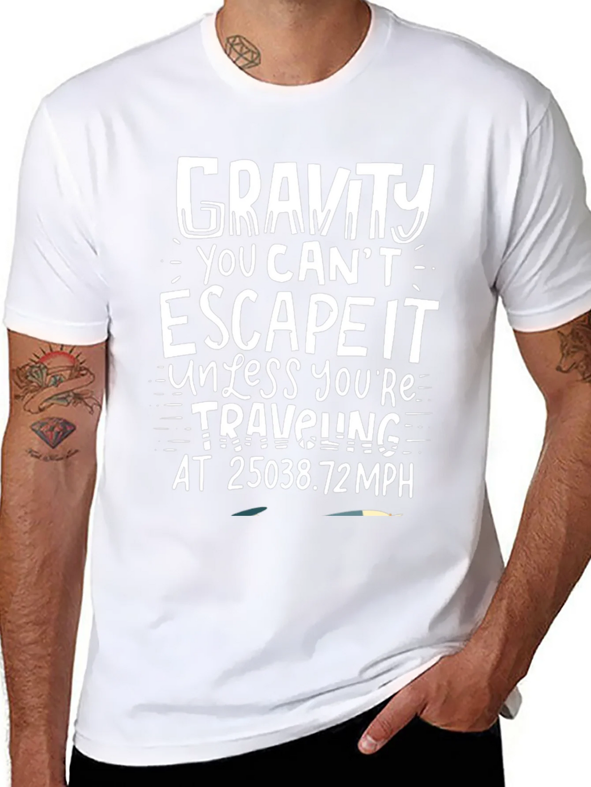 Gravity Escape Speed Novelty T-Shirt product image 7