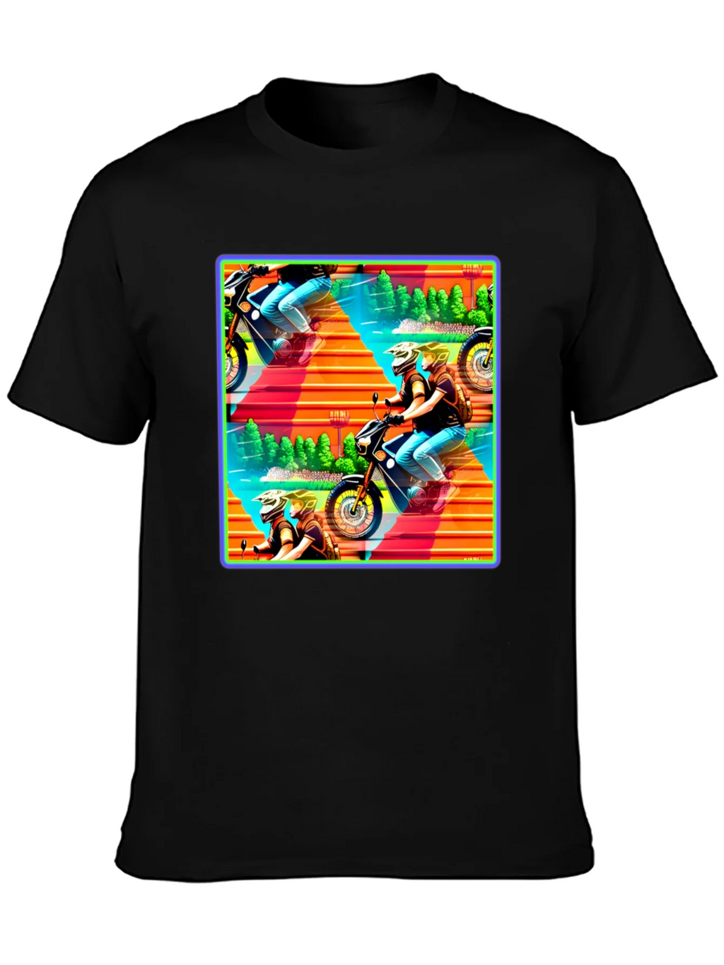 Motorcycle Adventure Graphic Tee product image 3