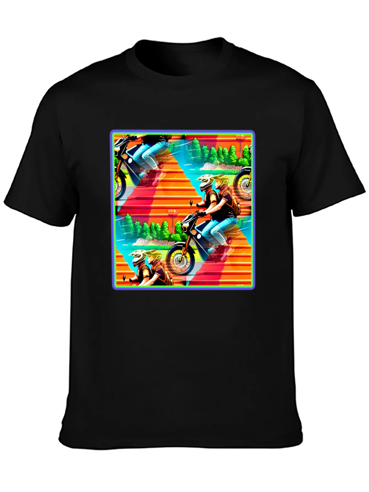 Motorcycle Adventure Graphic Tee product image 3