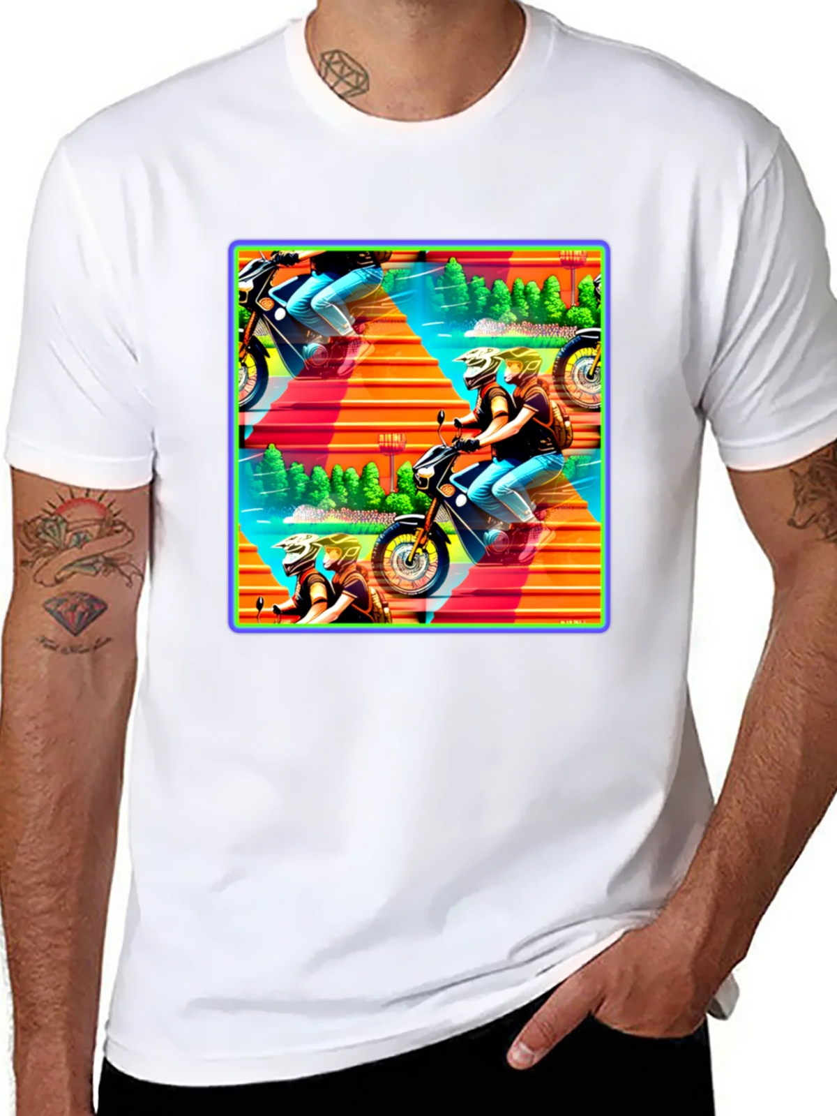 Motorcycle Adventure Graphic Tee product image 7