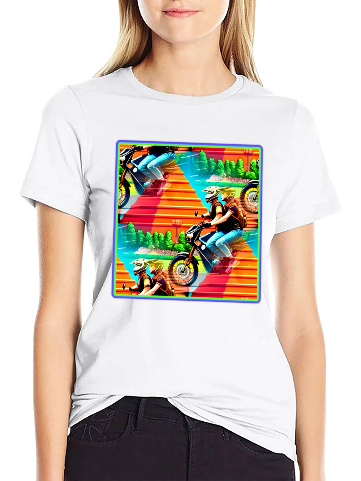 Motorcycle Adventure Graphic Tee product image 8