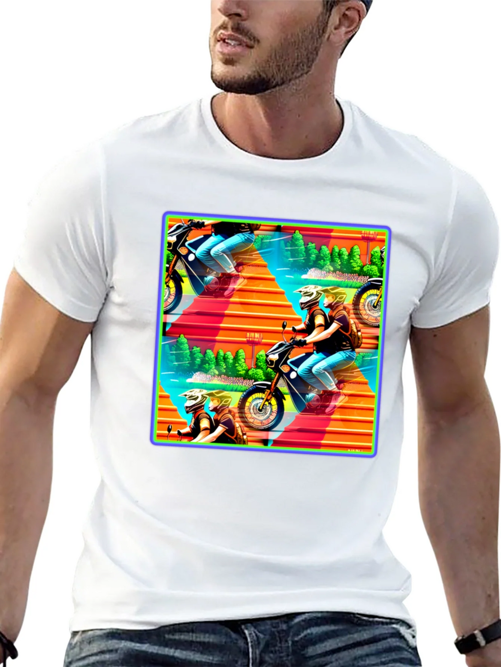 Motorcycle Adventure Graphic Tee product image 12