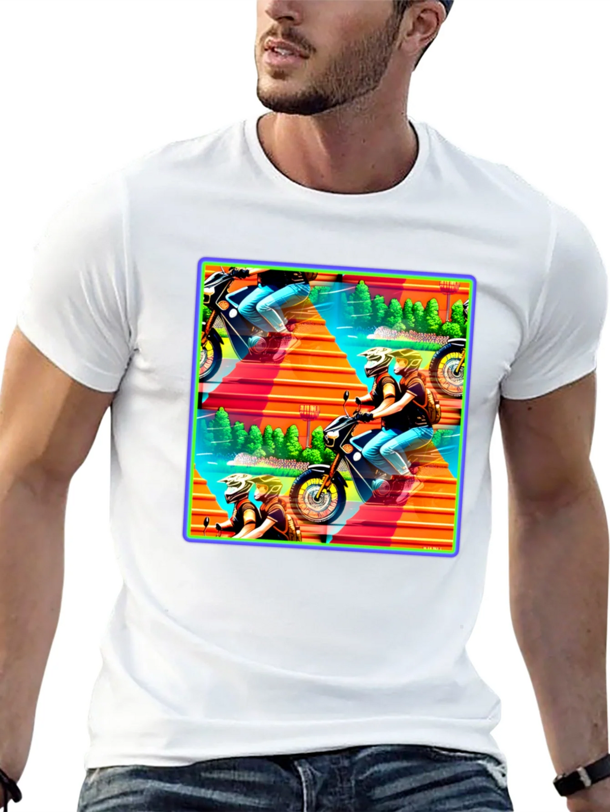 Motorcycle Adventure Graphic Tee product image 12