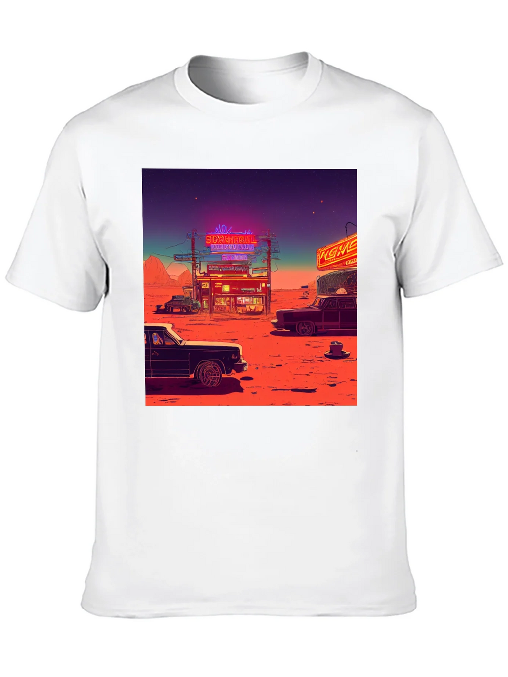 Retro Desert Neon T-Shirt product image 9