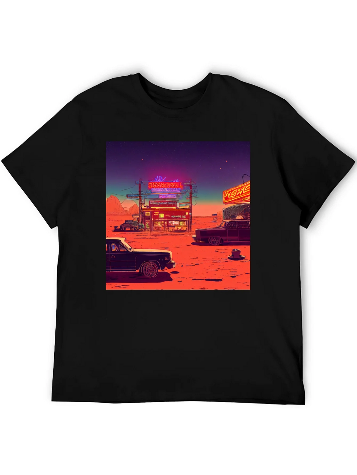 Retro Desert Neon T-Shirt product image 5