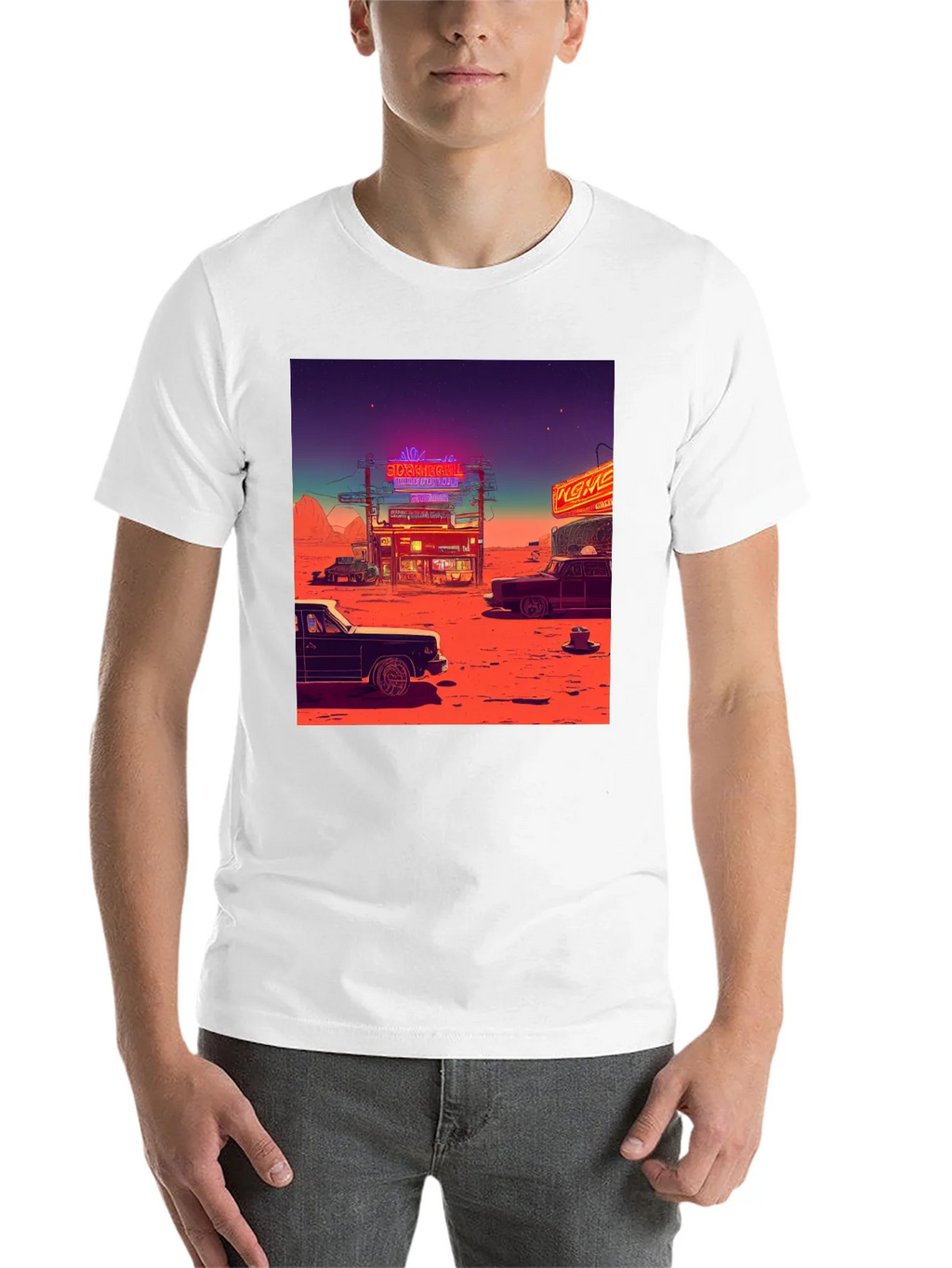 Retro Desert Neon T-Shirt product image 10