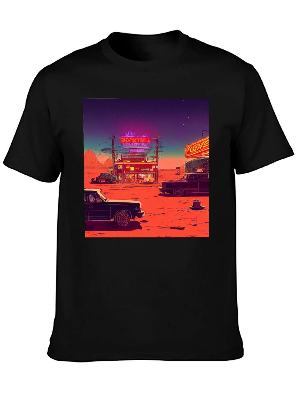 Retro Desert Neon T-Shirt product image 3