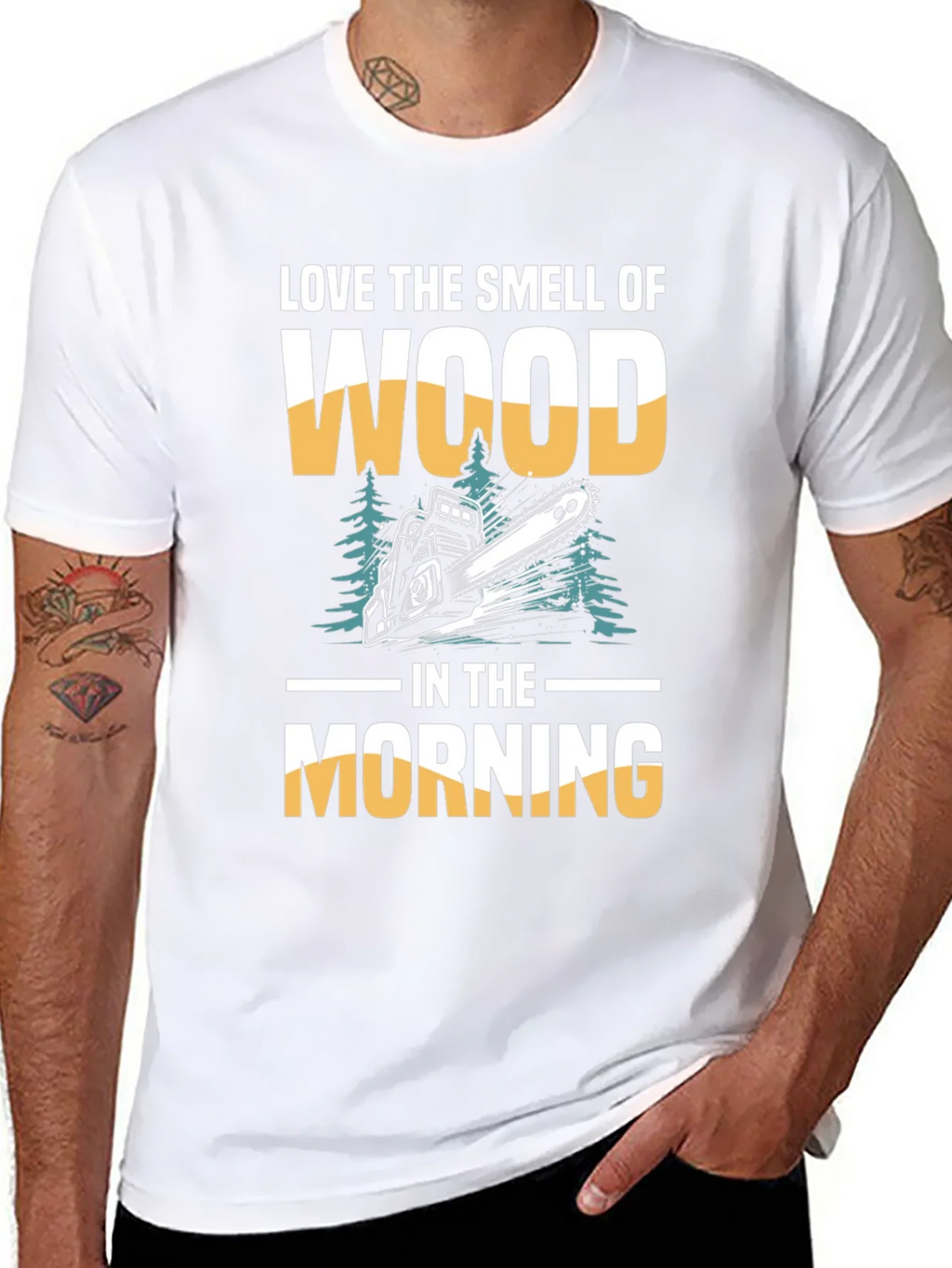 Love the Smell of Wood T-Shirt product image 7