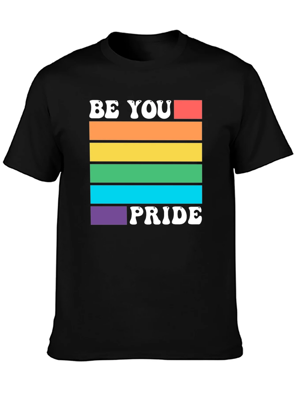Be You Pride Rainbow Graphic T-Shirt product image 2
