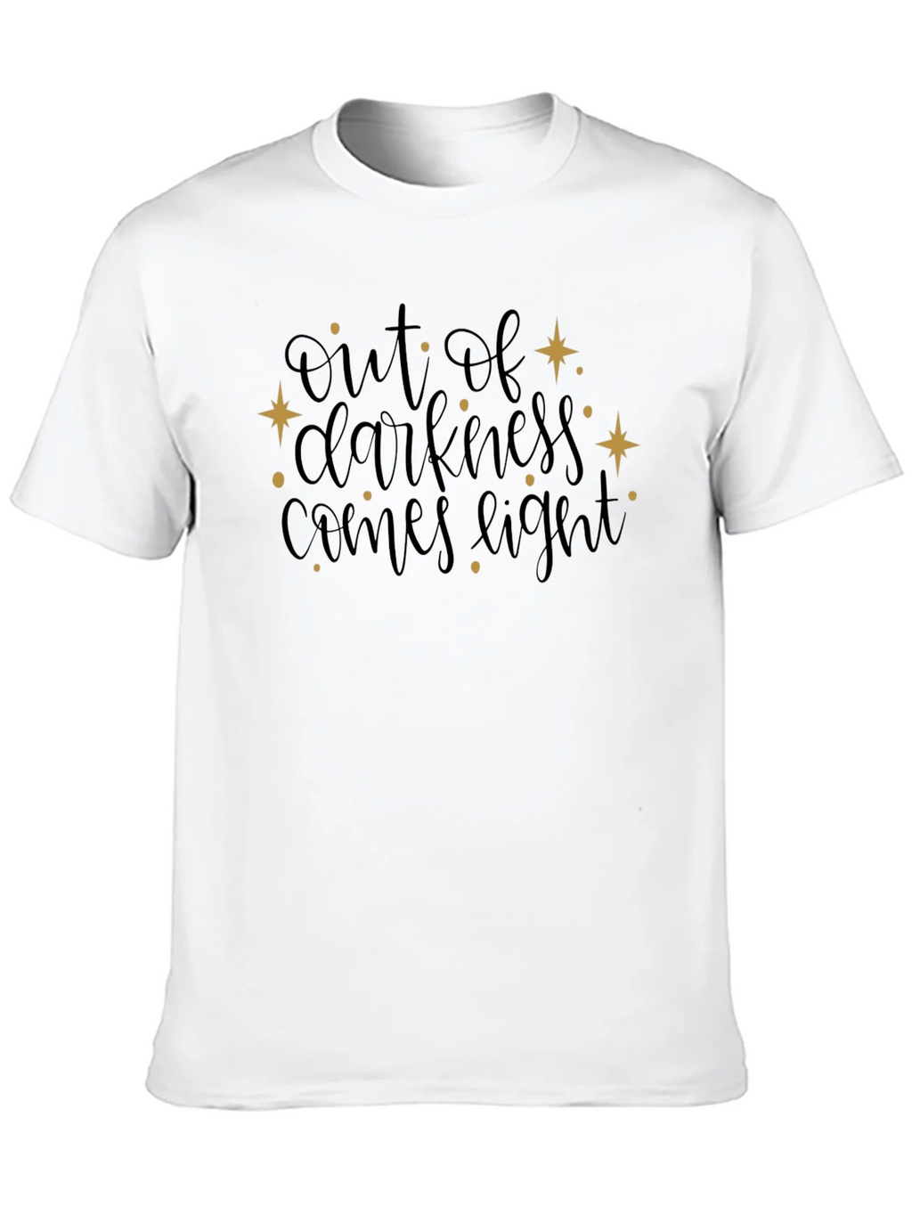Out of Darkness Comes Light Black T-Shirt product image 9
