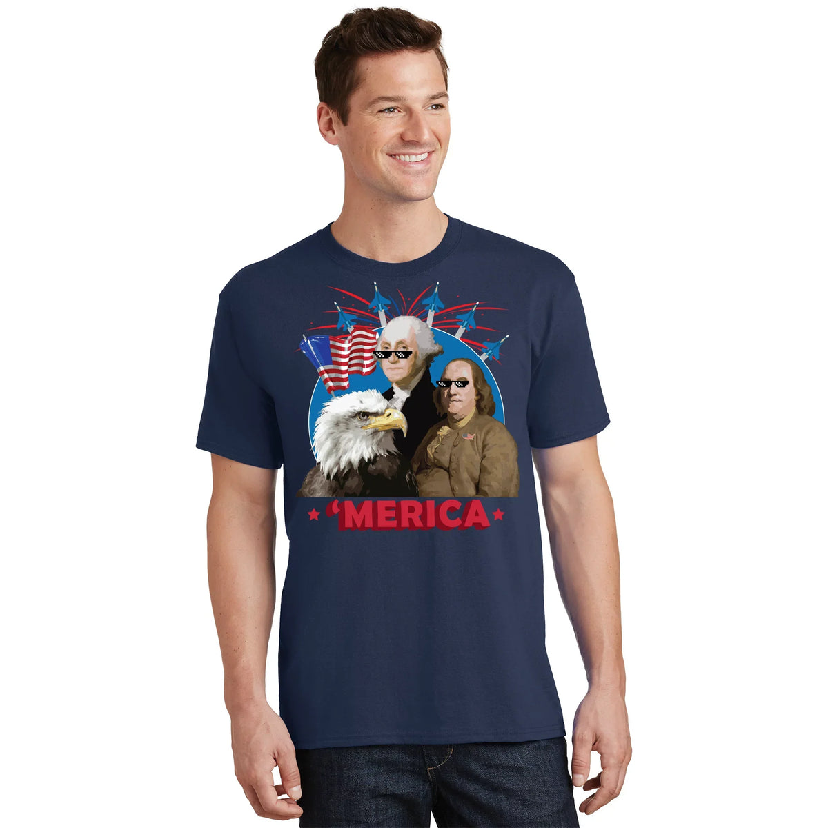 Merica Patriotic Party T-Shirt product image 1