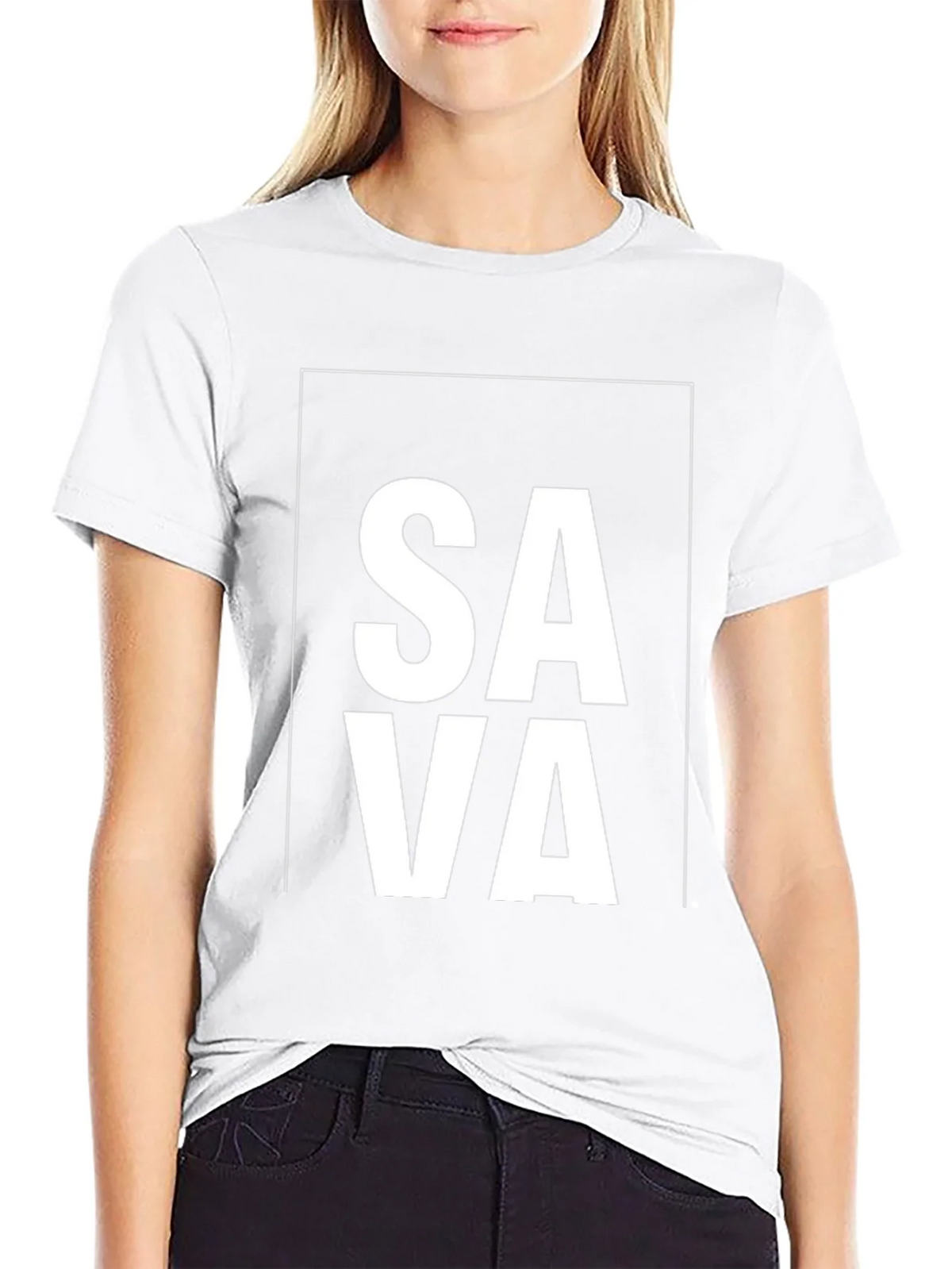 SAVA Graphic Black T-Shirt product image 8