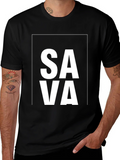 SAVA Graphic Black T-Shirt product image 1