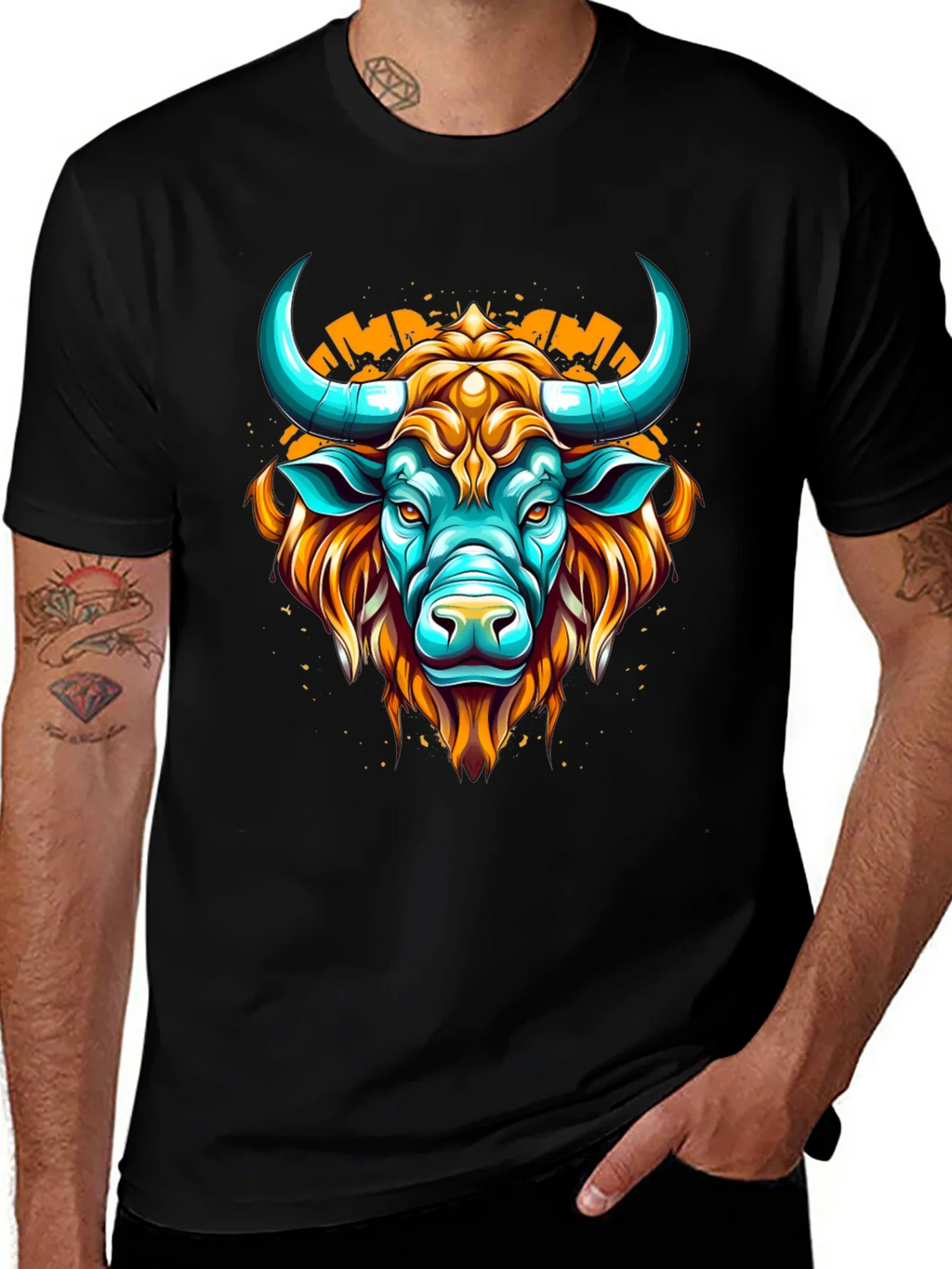 Graphic Bull T-Shirt - Modern Design product image 1