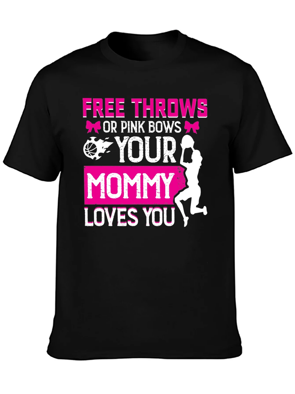 Free Throws or Pink Bows T-Shirt product image 3